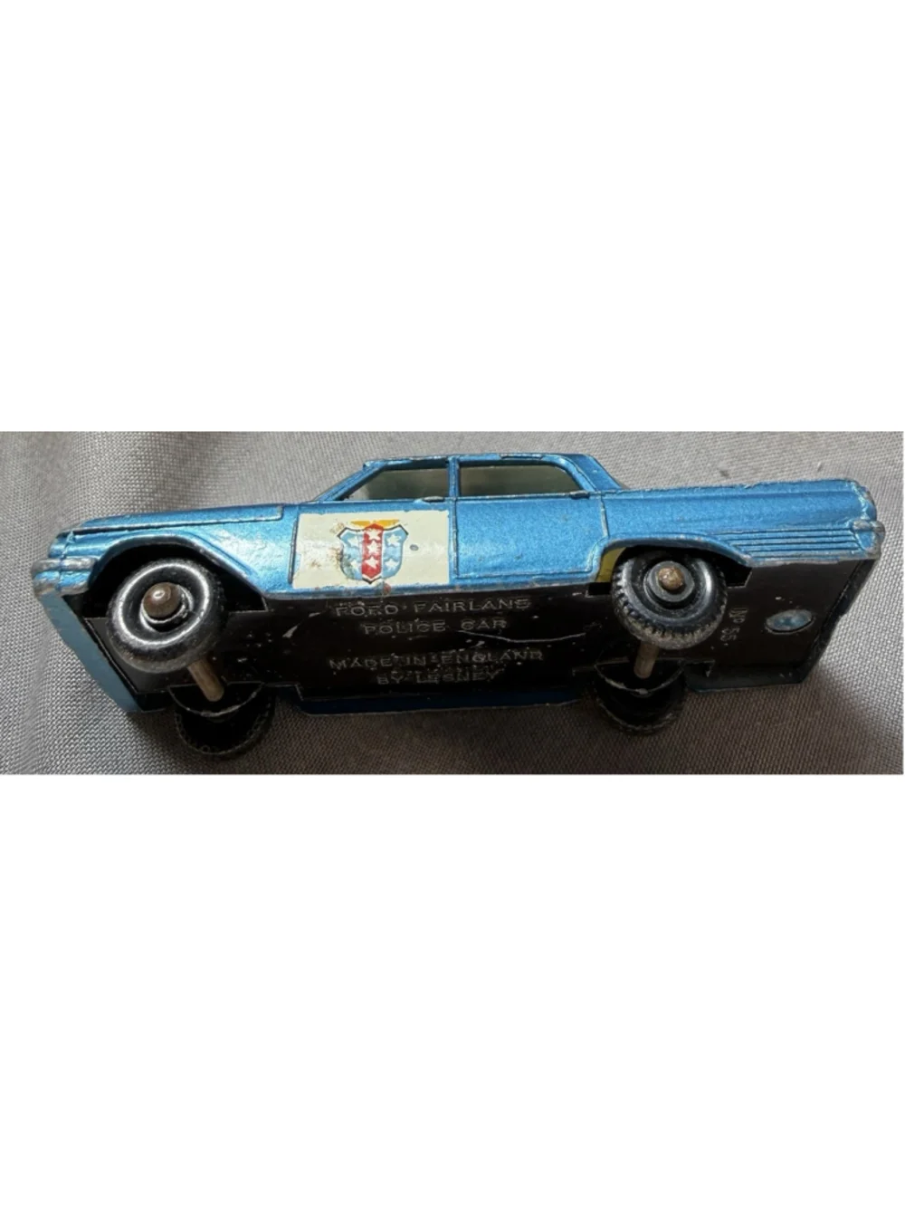 Matchbox #55 Ford Fairlane Police Car No Box See Photos